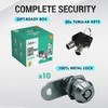 LATCH.IT 7/8” RV Storage Locks 10‑Pack | RV Storage Door