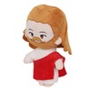 Mislaxy Jesus Cuddly Toy Jesus Plush Toy Red Plush Christ