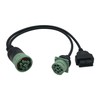 HYXUAN 9 Pin to OBD2 Interface Truck Y-j1939 obd2 Cable