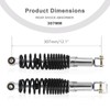 Minho Motorcycle Dual Rear Shock Absorbers with Adjustable Spring Preload