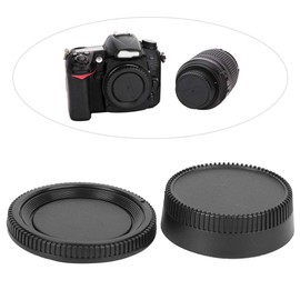 Camera Body Cap and Lens Rear Cap Kit for Nikon F Mount Cameras, Dustproof Lens Protector Cover and Body Protector Set, Scratch Resistant Camera Body Lens Cover Kit