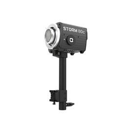 Aputure Storm 80c Handheld Bracket, Portable Mount with V-Mount Receiver & Power Cable for On-The-Go Lighting