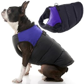 Gooby Bomber Vest Lift Dog Harness - Purple, X-Small
