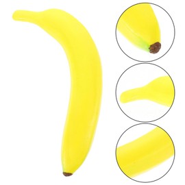 ULTNICE Artificial Fruit Decorations Lifelike Artificial Banana Plastic Fruit Fake Faux Fruit Photo Props Kitchen Wedding Decoration (Banana)