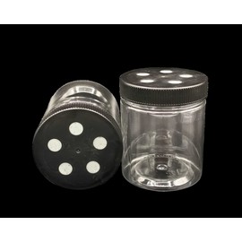 VIM Tools MRJAR Magnetic Parts Jar,Clear Plastic Jar with Black Magnetic Lid