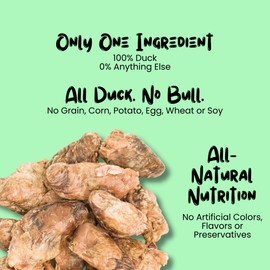 SPRANKLES Freeze Dried Duck Treats for Cats & Dogs (6 Oz) - Single Ingredient All Natural Grain-Free, High Protein, Made in USA - Perfect for Training, Topper or Snack