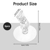 Pack of 5 suction cup hooks, for car parking permit