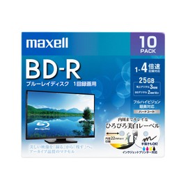 Maxell Recording for BD – R Standard 130 Min 4 X Speed waidopurintaburuhowaito in packs of 10 brv25wpe. 10S