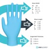 Unigloves Unicare Flex Nitrile Multipurpose Disposable Gloves, Powder Free, Ultra