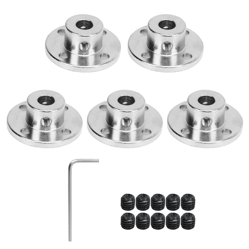 5 Uds 8mm ID Hardware Eje Acoplador Brida Conector de