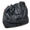 Victoria's Secret Packable Duffle Tote Bag, Black Subtle Logo