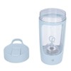 Electric Shaker Bottle 650mL USB Charging Portable Blue BPA Free