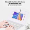 Universal Wireless Bluetooth Keyboard Flip Case Cover with Stand for