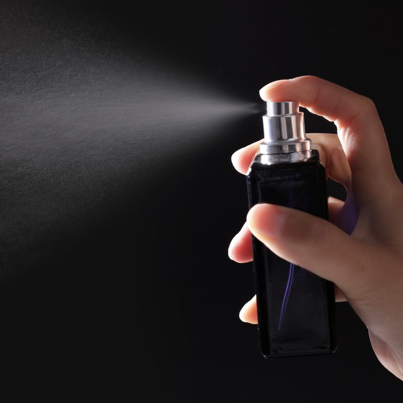 Yerpkefey 100ml/3.4 Oz Glass Spray Bottle Perfume Atomizer,Empty Travel Refillable