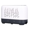 Humidifier 200ml White Hollow Flame Ultrasonic Atomization Silent Aroma Diffuser