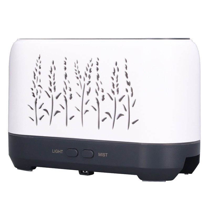 Humidifier 200ml White Hollow Flame Ultrasonic Atomization Silent Aroma Diffuser