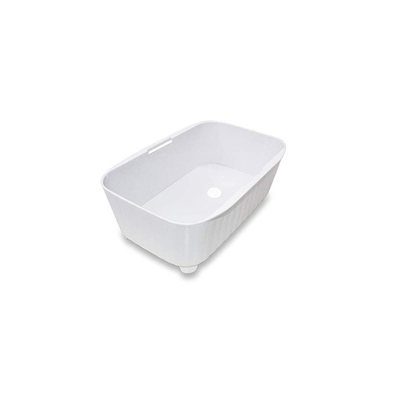 Tombow Washtub, Vertical and Horizontal Drain with Nozzle, Made in