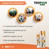 YOUPLUS Pro Vitamin C, D, Çinko & Propolis 15 Efervesan
