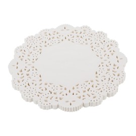 LIFKOME 400pcs Lace Edge Oil Baking Paper Mats Food Grade Snack Paper Liners for Pizza Fried Foods and Sandwiches Convenient and Safe Oil Absorbing