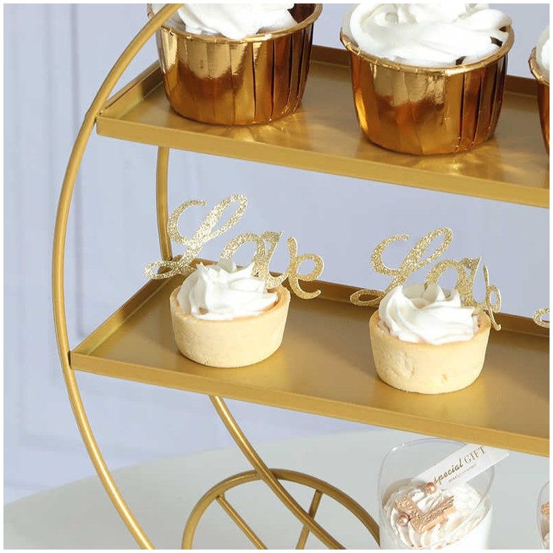 INNOVATIVE LIFE 3 Tier Cupcake Stand Cupcake Holder Candy Cookies