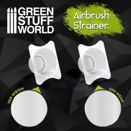 Green Stuff World GSWD-2560 Airbrush Strainer Mesh Filter Paint Supplies