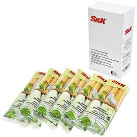 S&X Sand Perches for Budgies, Parakeets, Parrots, Finches, Canaries and Other Small Birds, Large Perches for Bird Cages, Diameter 2cm x 23cm, Pack of 18