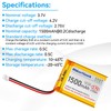 3.7V Lipo Battery 1500mAh 604050 Rechargeable Battery Lithium Polymer Battery