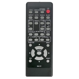 PERFASCIN R017F Replacement Remote Control Fit for Hitachi CP-RS55 CP-RS56 CP-RS57 HX6000 HX6300 HX6500 R016H R001 R004 ROO7 R007A R016F R016A R017A TEQ-Z780M TEQ-C6993WN TEQ-X7801N Projector