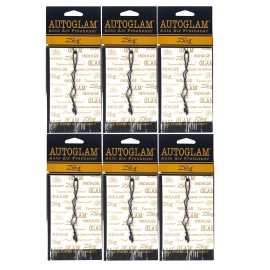 Tyler Diva Scented Air Freshener Pack of 6 Luxurious Aromatic Car Accessories