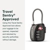 Osprey Europe TSA 3 Dial Cable Lock Unisex Black -