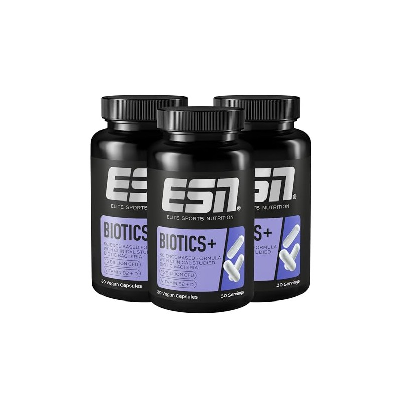 ESN Biotics+, 3 x 30 capsules, 450 billion CFU per