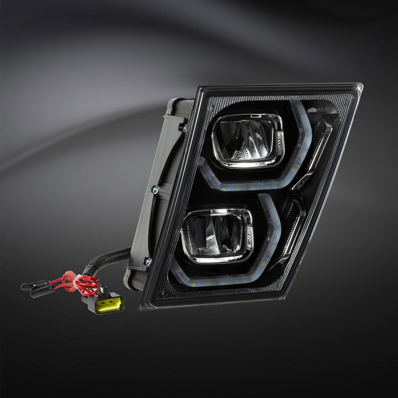 EVERESTHD Pair Fog Lights Performance Fit for Volvo VNL VN