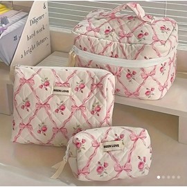 BeenLove 3 Pc Quilted Cosmetic Bags . Been Love Collection