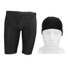 Men Swim Shorts and Cap Waterproof Adjustable Waist Strap Quick