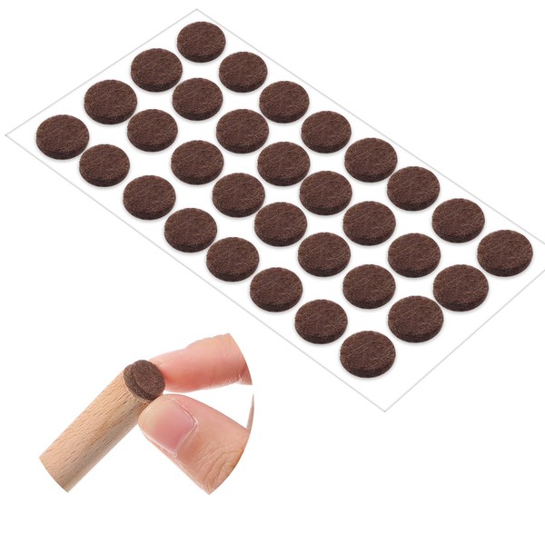 Small 3/8" Felt Pads for Cabinet Door Bumpers, Self Adhesive
