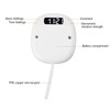 Digital Alarm Clock Portable LED Rechargeable 1200MAH Kid Lock Three