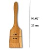 2 Pack Wooden Spatula Set for Cooking, Frying, Turner, Kitchen
