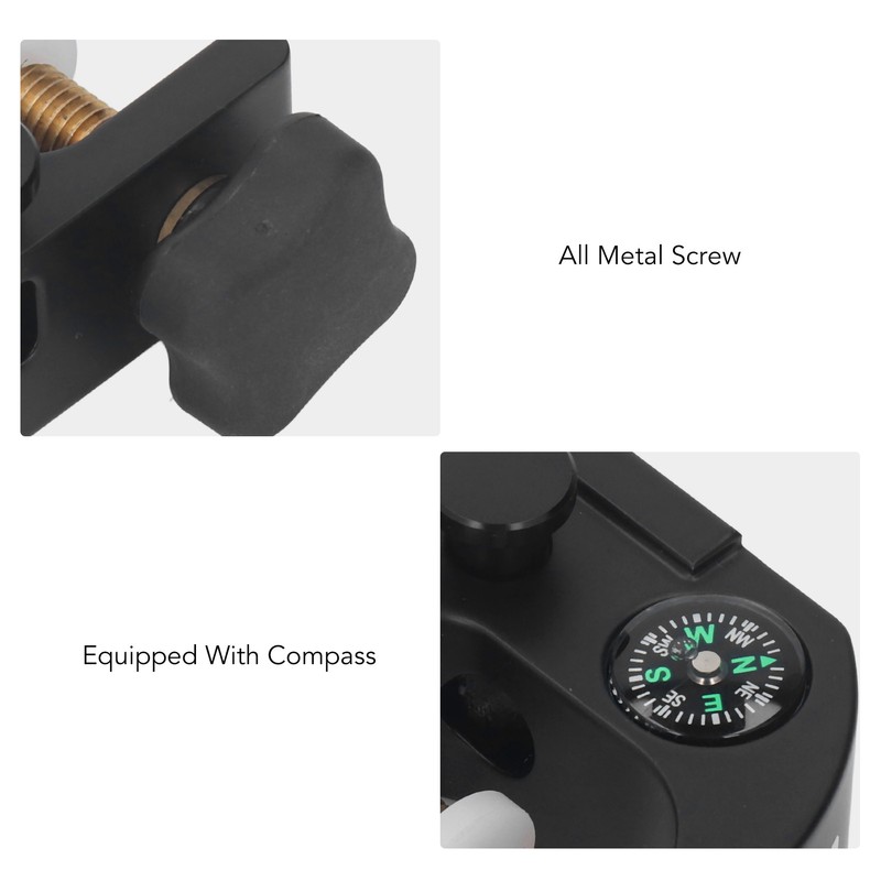 GPS RTK Pole Clamp Date Collector Adjustable Holder Aluminum Alloy