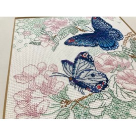 Riolis 1946 Counted Cross Stitch Lightness Blackwork Counted Cross Stitch Set, Cotton, The Ease of Spring, 20 x 20 cm