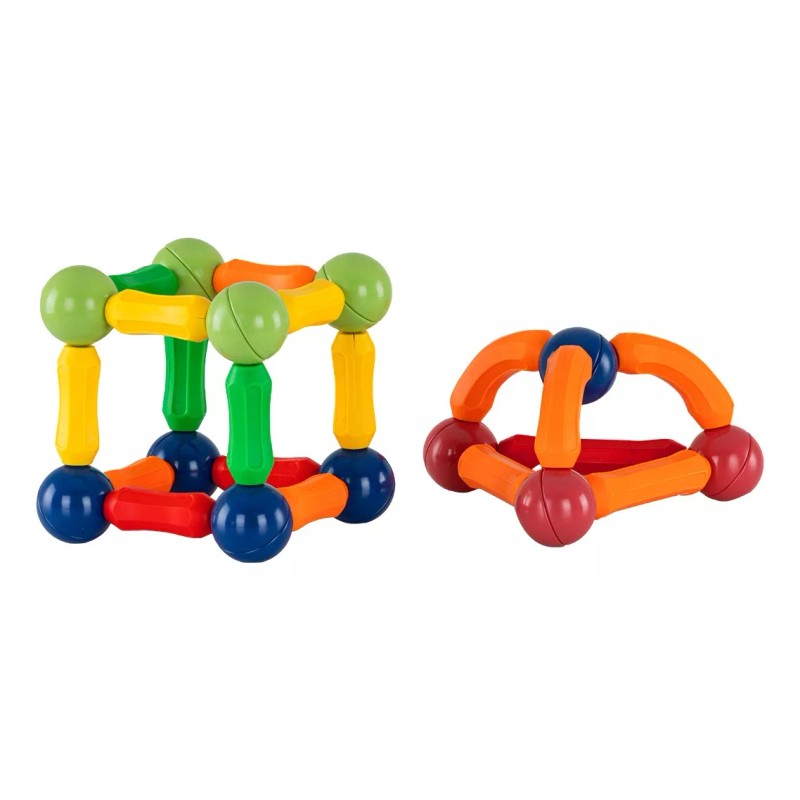 Let’s Play Juego Imanes Construcción Juguete Apilable Didáctico Niños Color