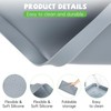 27''x27'' Washing Machine Drain Pan Silicone Mat with 0.78'' Raised