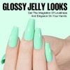 TOMICCA UV Nagellack Pastel, 15ml Macaroon Grün Gel Nagellack, Soak