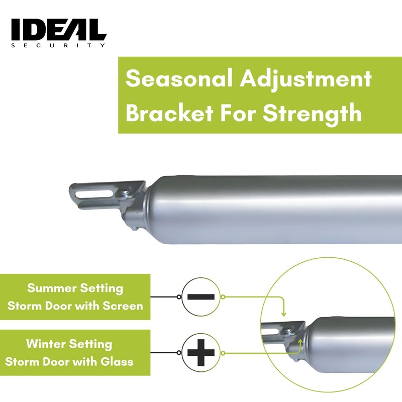 Ideal Security Model 8730 Heavy Duty Pneumatic Screen and Storm