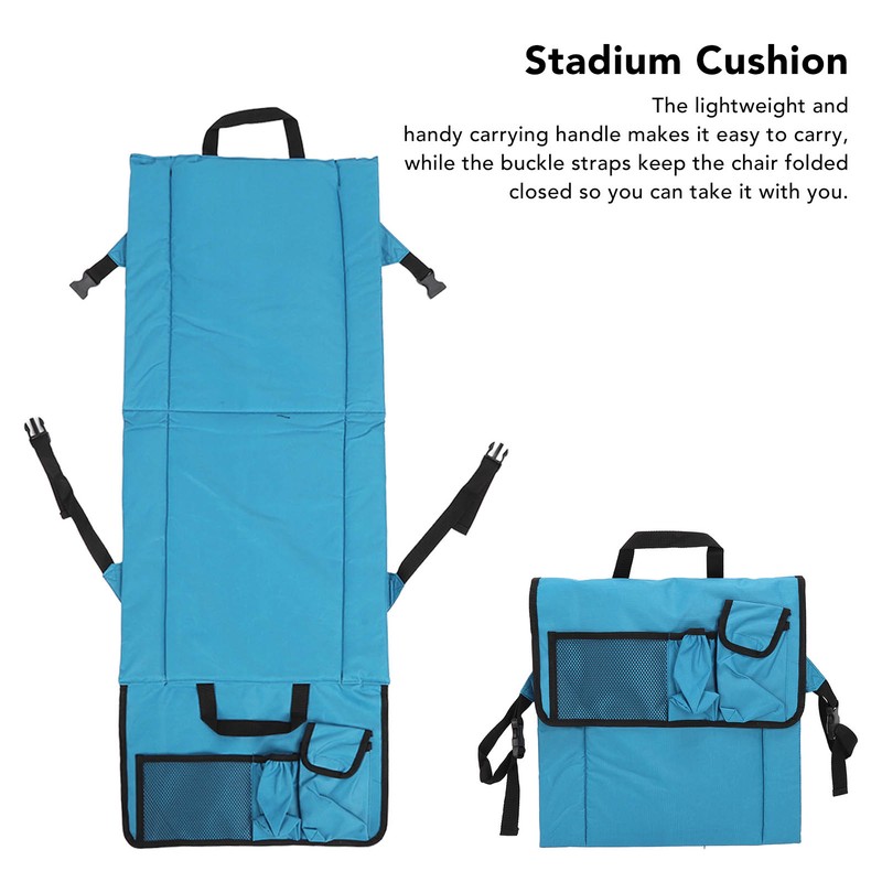 Folding Stadium Chair Adjustable Angle 600D Oxford Cloth Portable Bleacher
