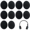 YAPKOLV Replacement Foam Ear Pads for Audio Headphones 50 mm