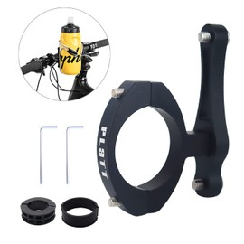PLATT Bike Bottle Cage Mount Aluminium Alloy Bicycle Water Bottle Cage Handlebar/Seatpost Mount for Road Bikes MTB Kids Bike(Black)