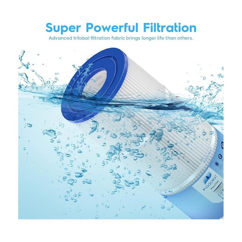 R173217 Pool Filter Cartridge Replacement for Pentair CC200,C-9419,PAP200,FC-0688,200 Sq.ft,1Pack