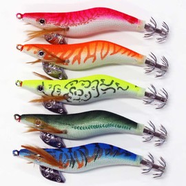 A20egi25h5XGB Set of 5 Rattle No. 2.5 Egi Rattle, Luminous Squid Fishing, Egging, Bait Tree, Set of 5