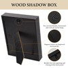 Shadow Box Frame 8x10 - 3 Pack Wood Deep Shadowbox