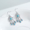 Turquoise Earrings 925 Sterling Silver Turquoise